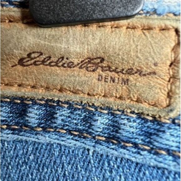 Eddie Bauer Jeans Womens Size 10S Blue Straight Denim Natural Fit Casual - Picture 5 of 13